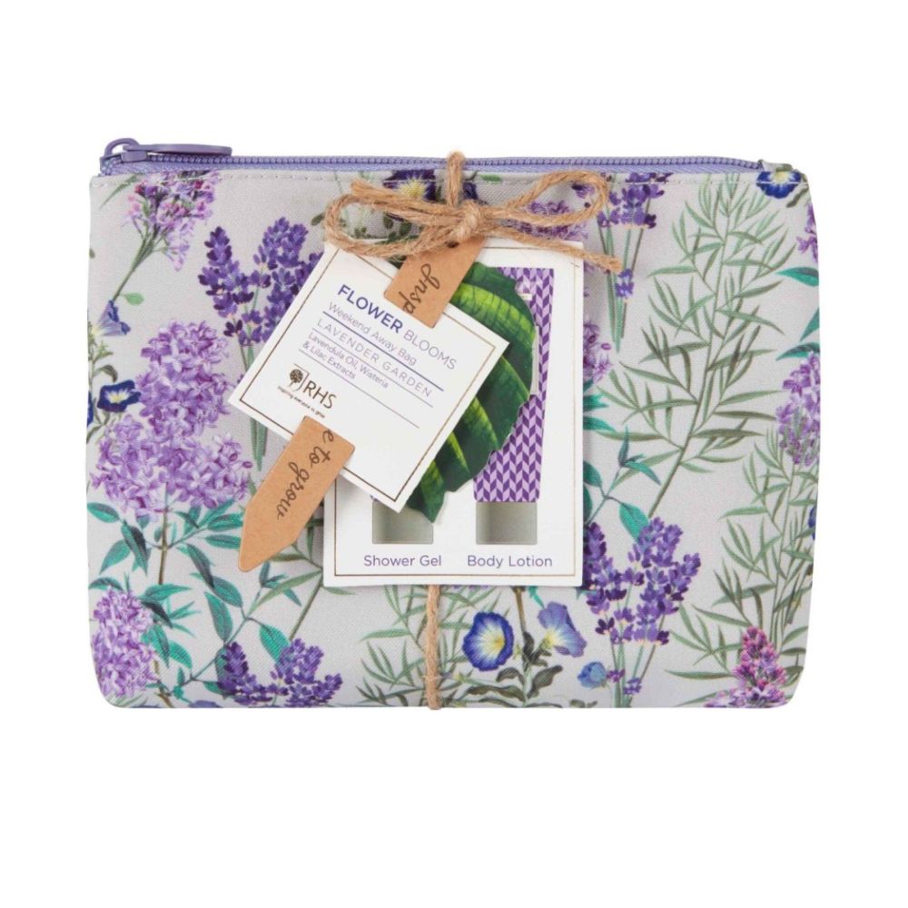 RHS Lavender Garden Weekend Away Beauty Bag