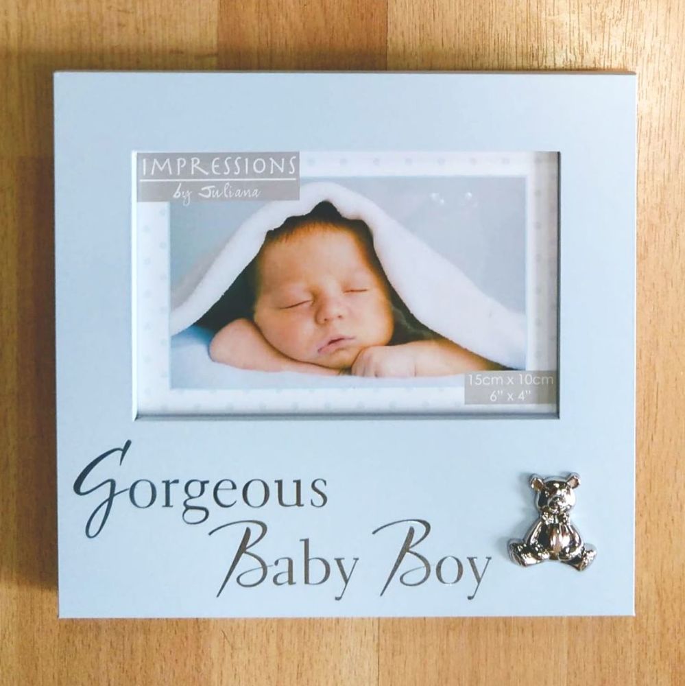 Baby Boy Photo Frame- 6" x 4"