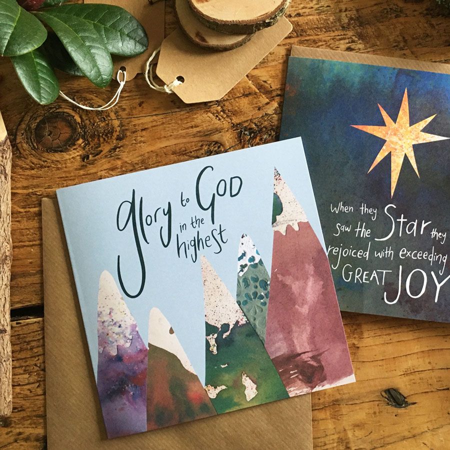 They rejoiced/ Glory to God Christmas Cards Pack (Set of 6)