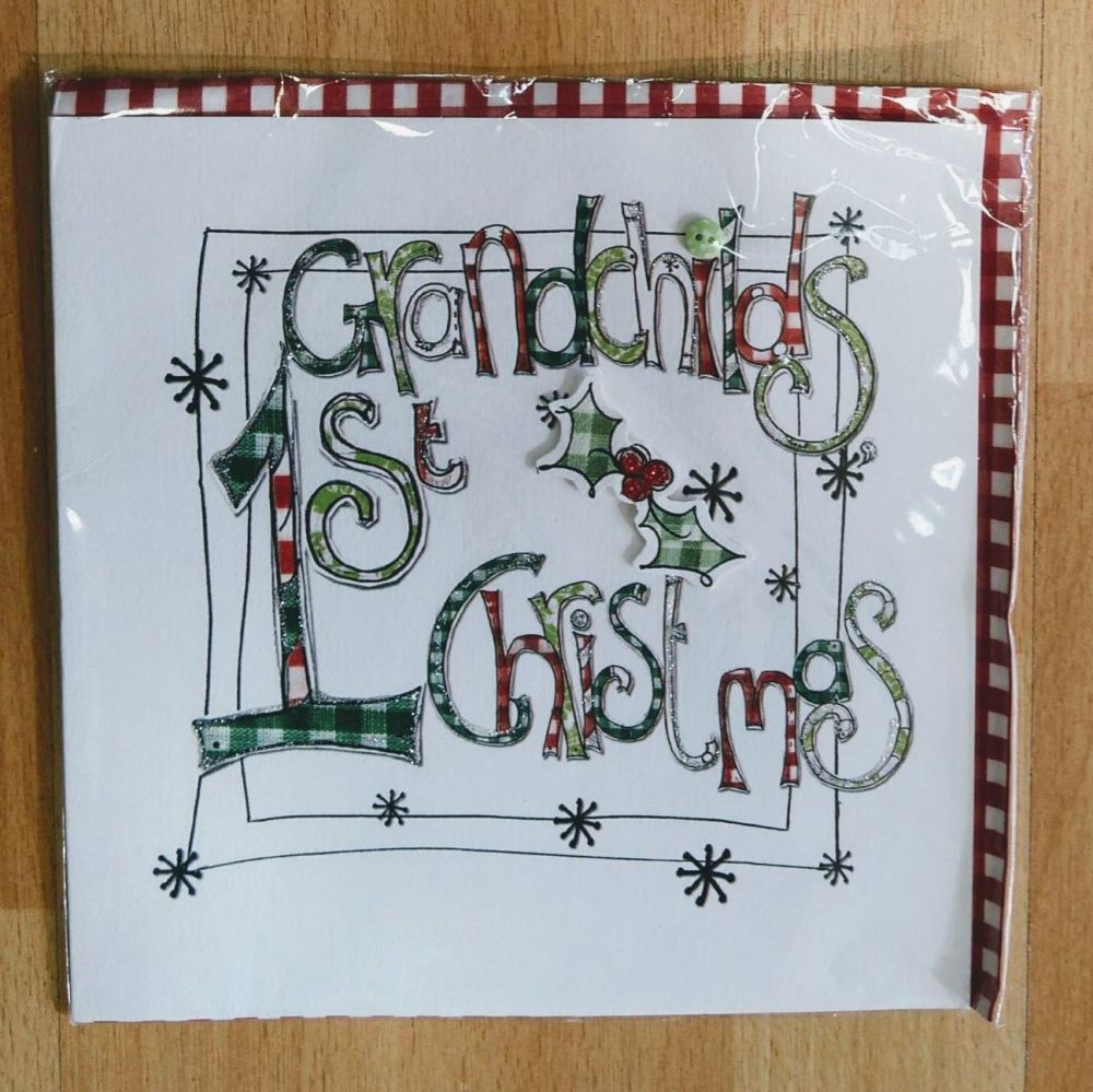 Grandchild's 1st Christmas Card (large)*