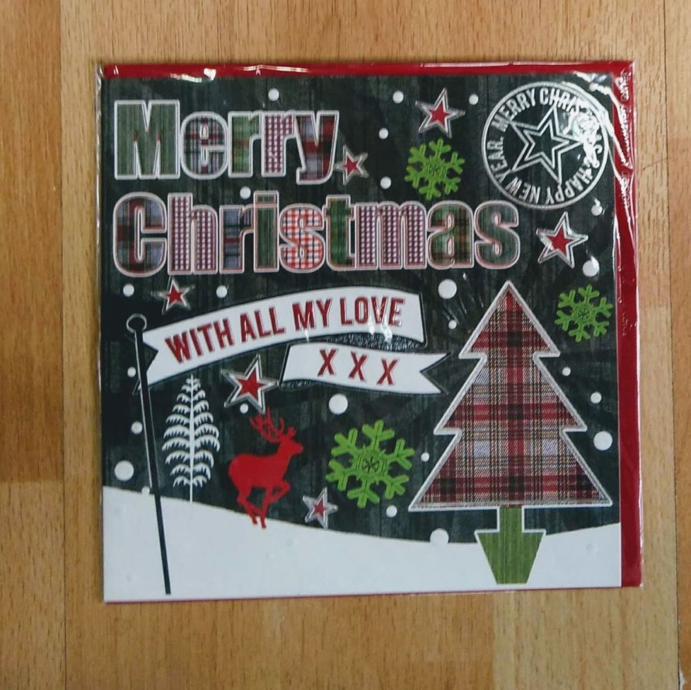 With all my love Christmas Card*