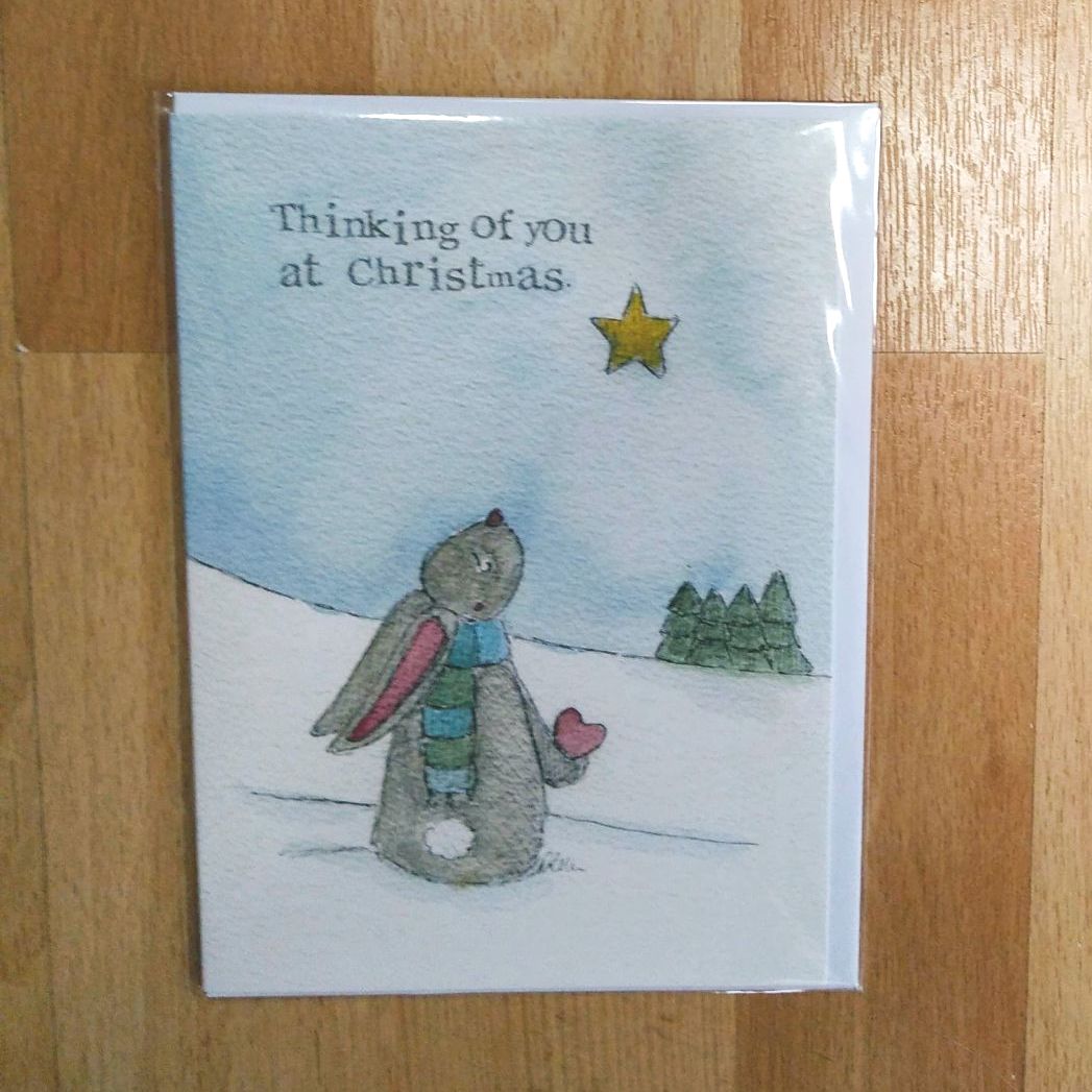 Thinking of You at Christmas- Christmas Card