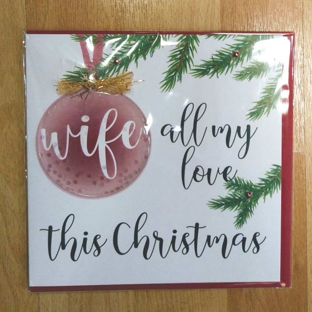 Wife Christmas Card (large)