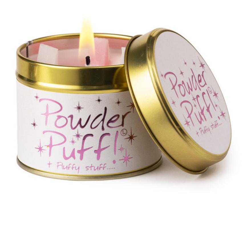 Powder Puff Candle