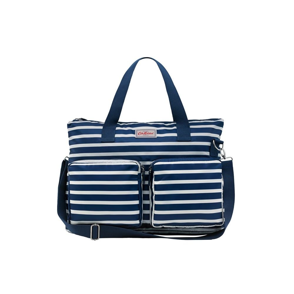 Changing Bag Breton Stripe- Navy/ White