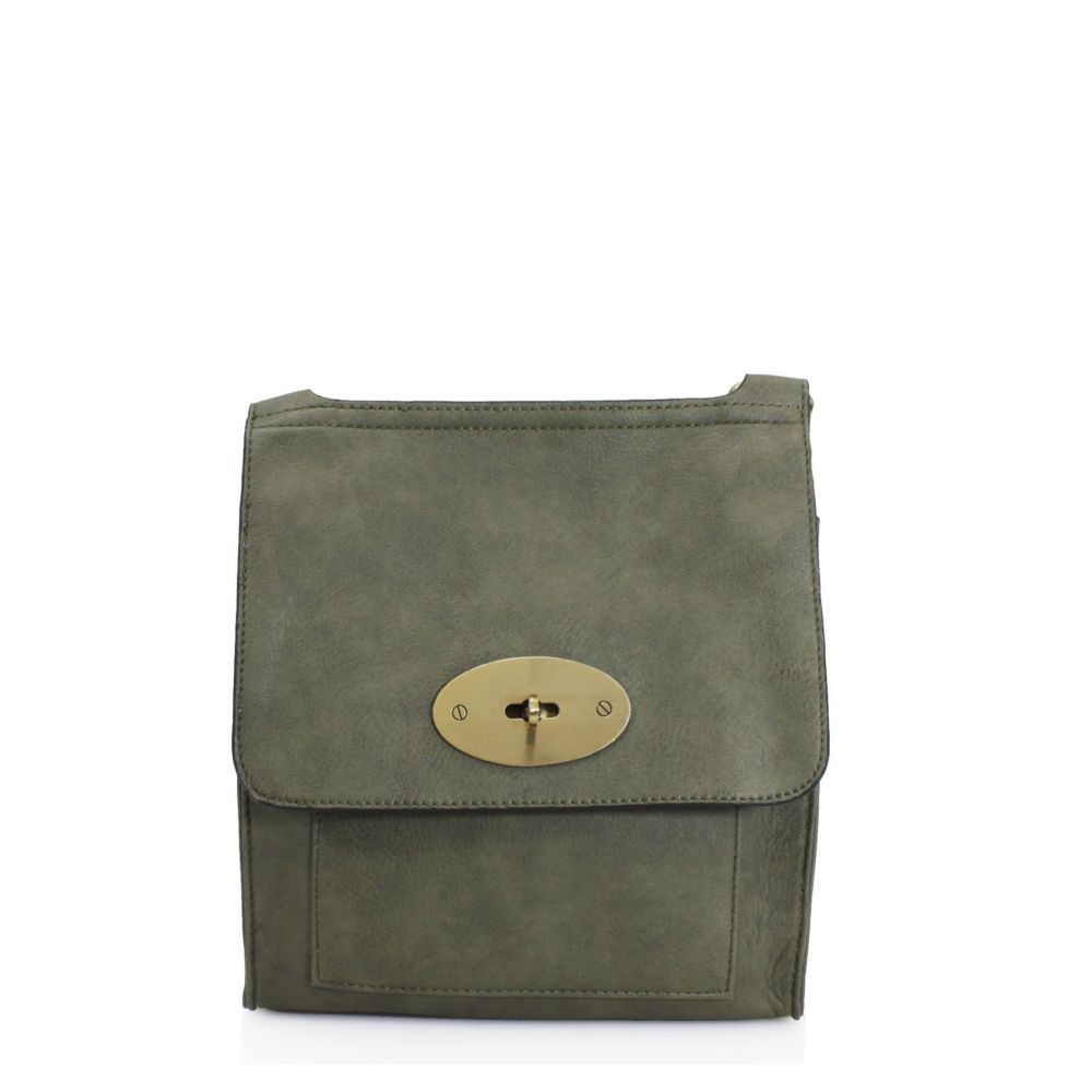 Cross Body Bag (Smaller size)- Khaki Green