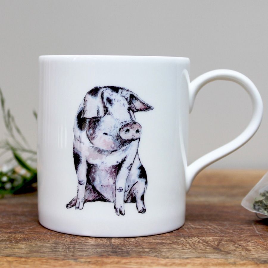 Pig Mug in a Gift Box