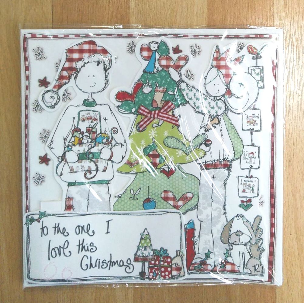 One I love Christmas Card- Extra large