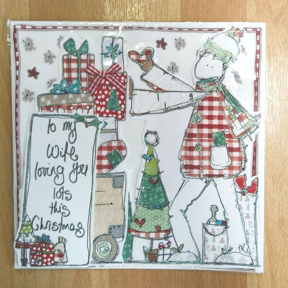 Wife Christmas Card- Extra Large