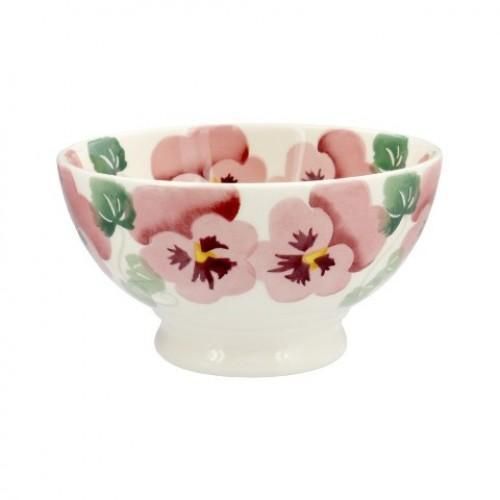 Pink Pansy French Bowl