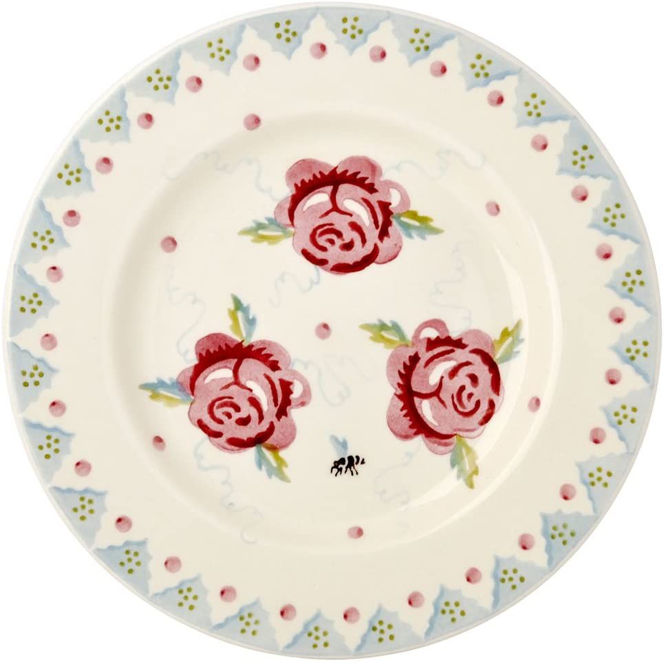 Rose and Bee  8 1/2" plate