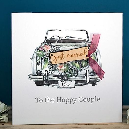 To the happy couple Wedding Card