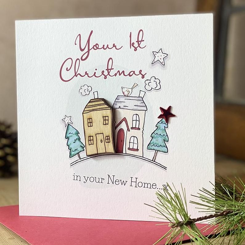 1st Christmas in New Home- Christmas Cards
