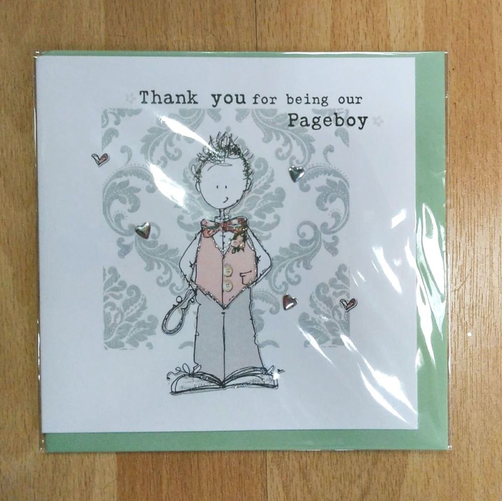 Thankyou for being our Pageboy Card