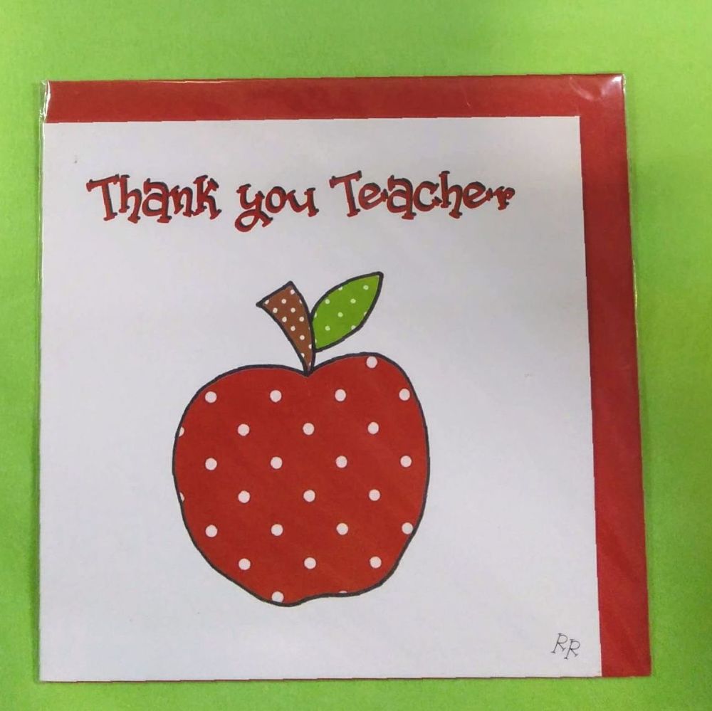 Thank-you Teacher Card