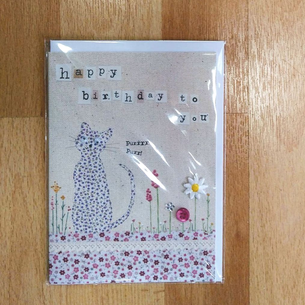 Birthday Card- Cat
