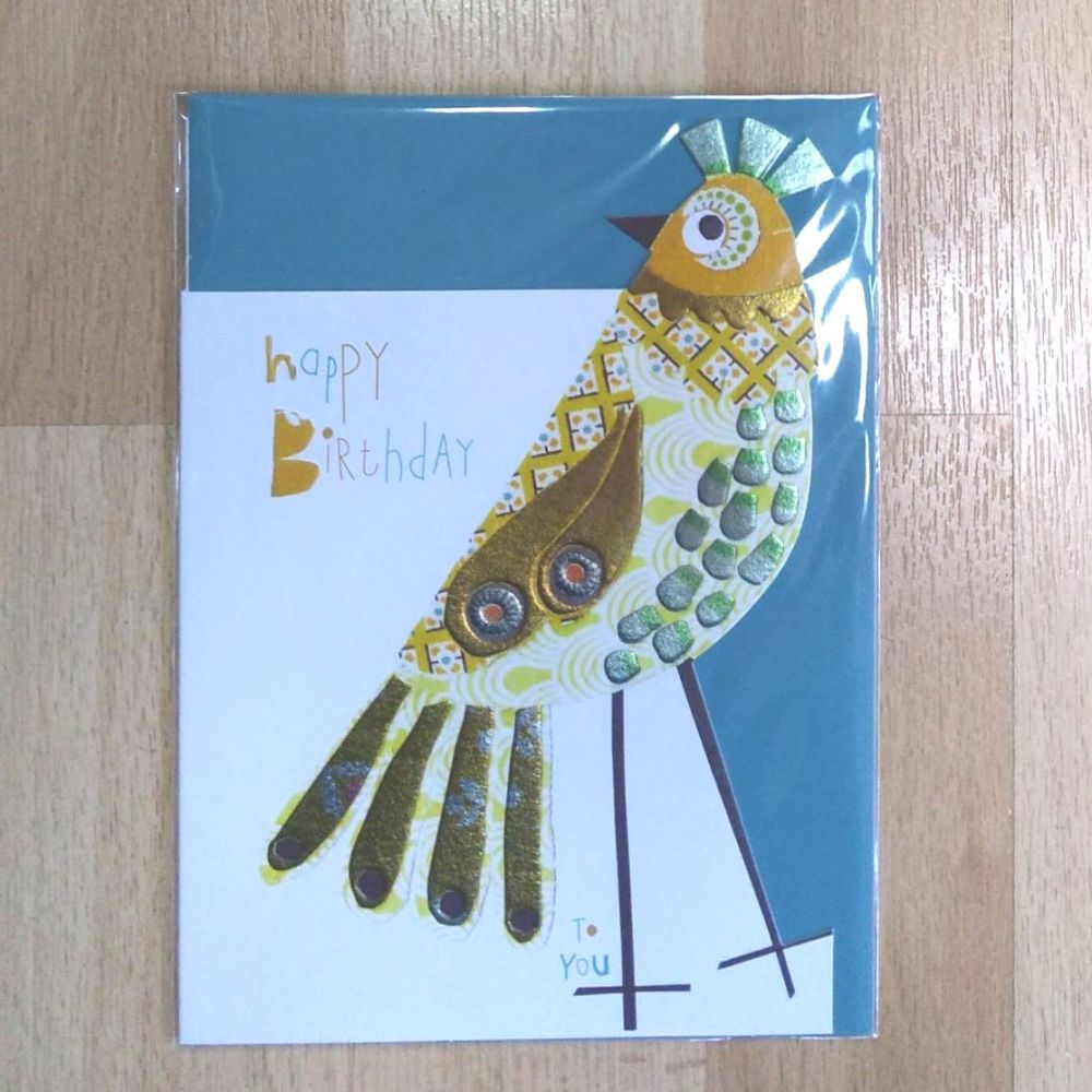 Birthday Card- Bird