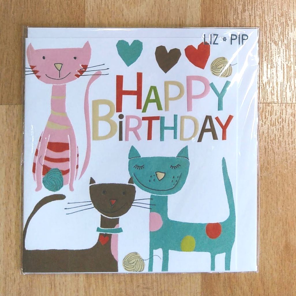 Birthday Card- Cats