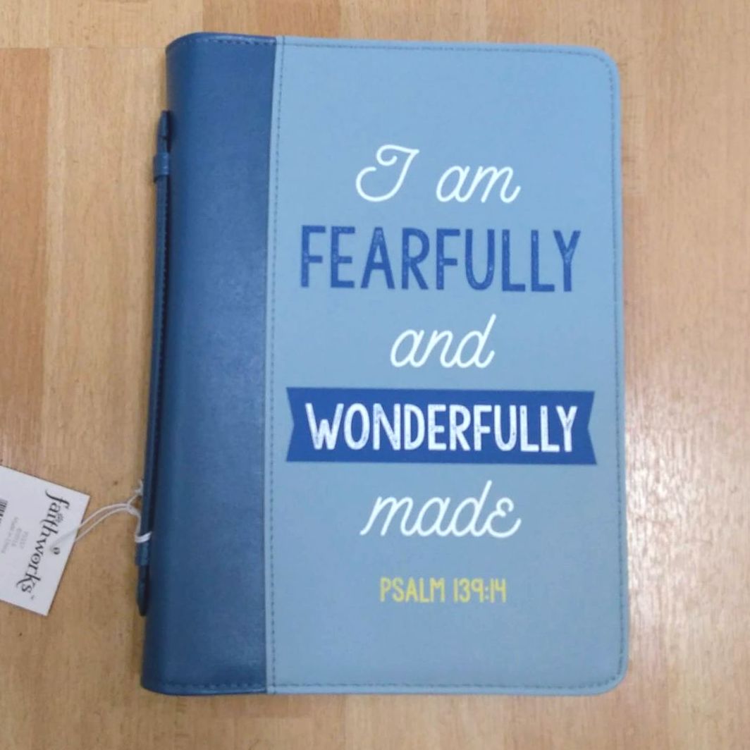 I am fearfully and wonderfully made- Psalm 139:14 Bible Cover