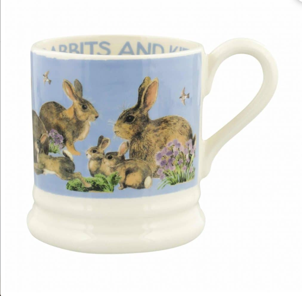 Rabbits & Kits 1/2 Pint Mug