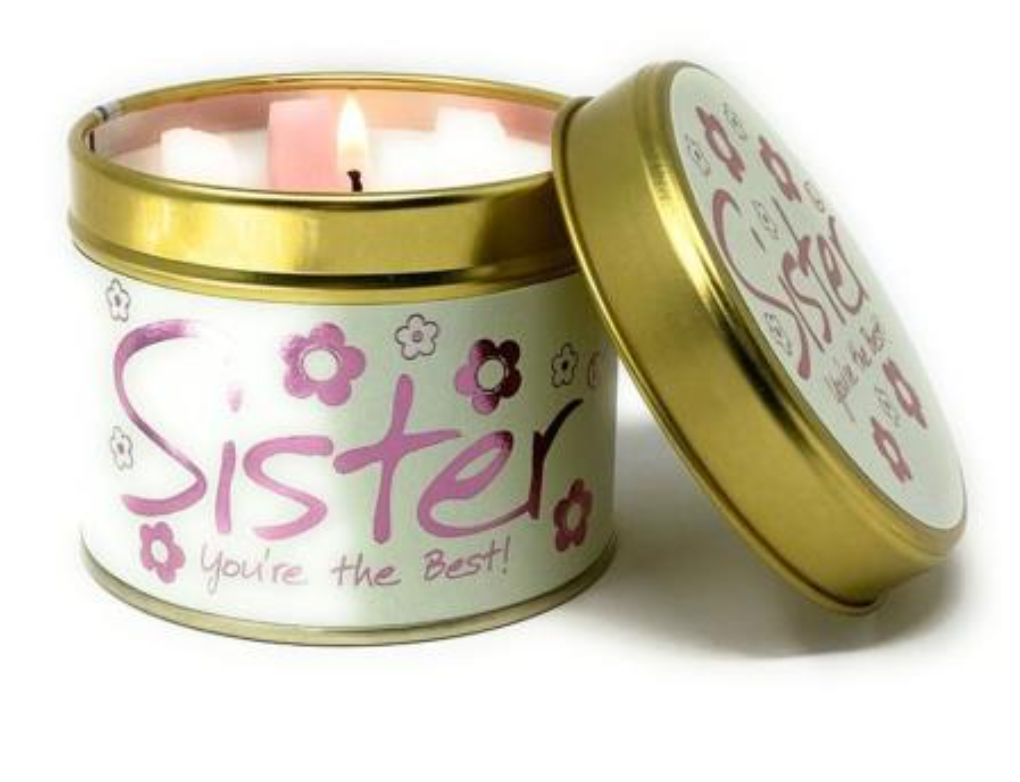 Sister Scented Candle Tin