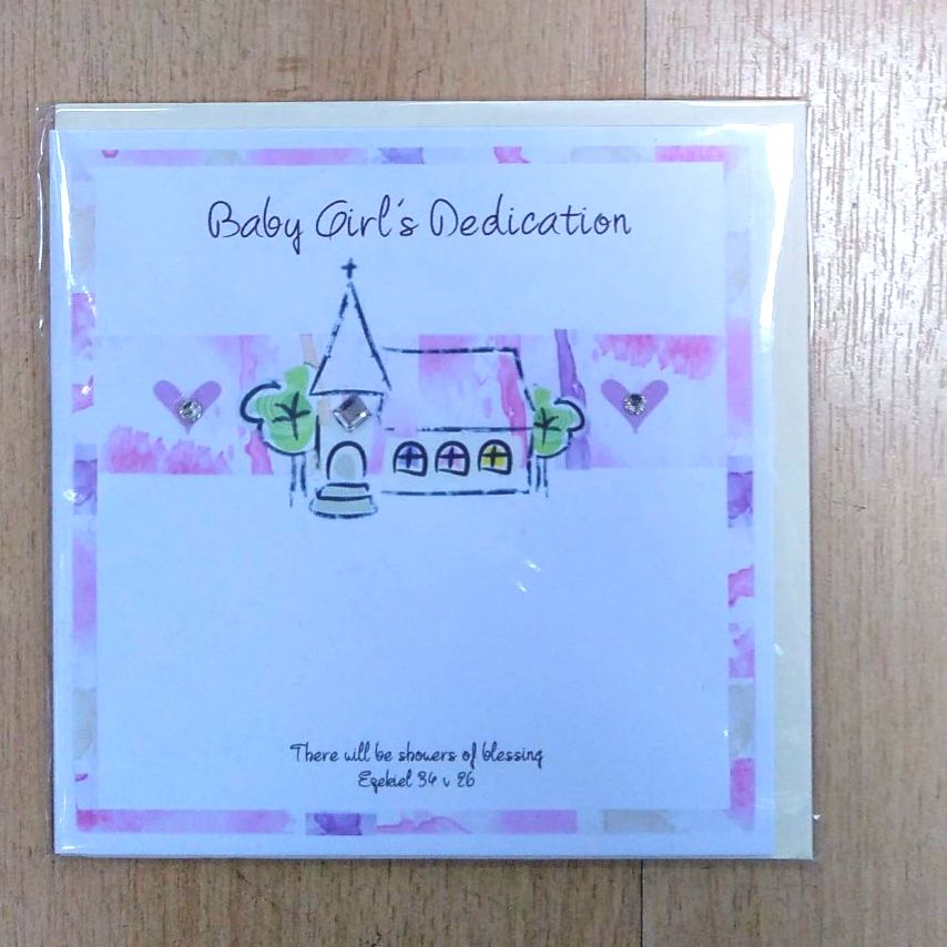 Dedication Card- Baby Girl