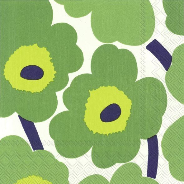 UNIKKO Green Floral Napkins