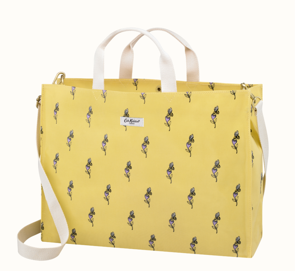 Bee & Heart Strappy Carryall
