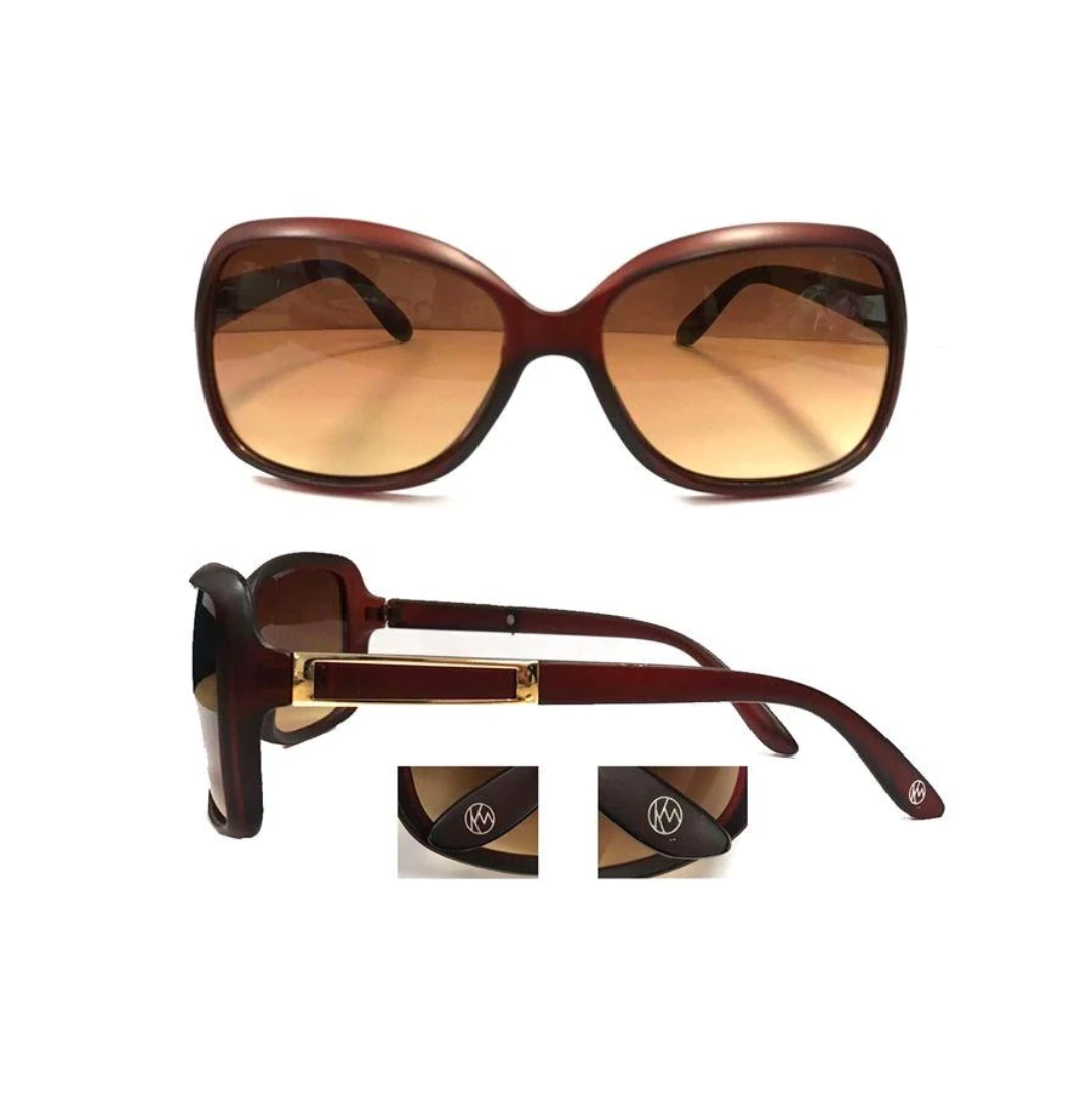 Translucent Brown Framed Sunglasses