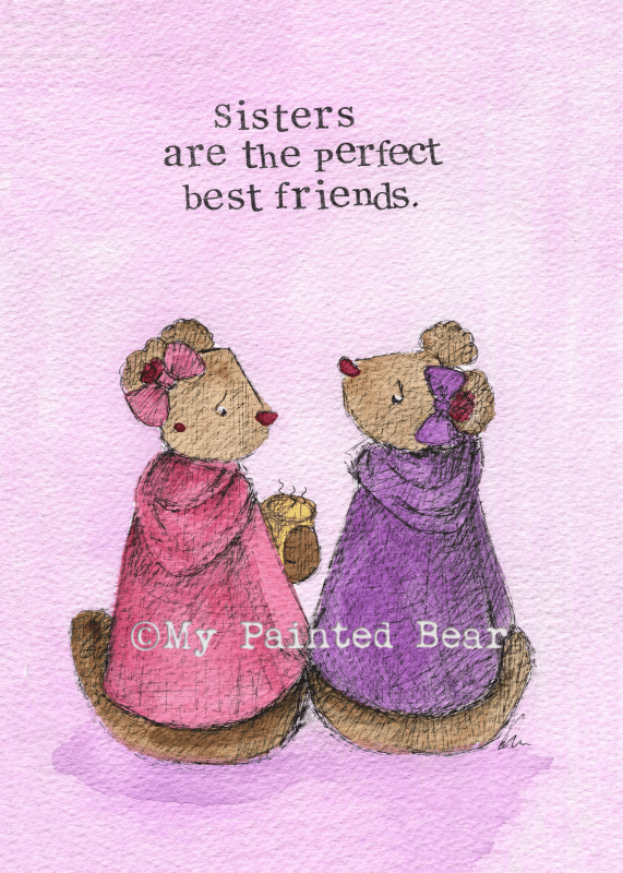 Perfect best friend (Sister)- Framed Print