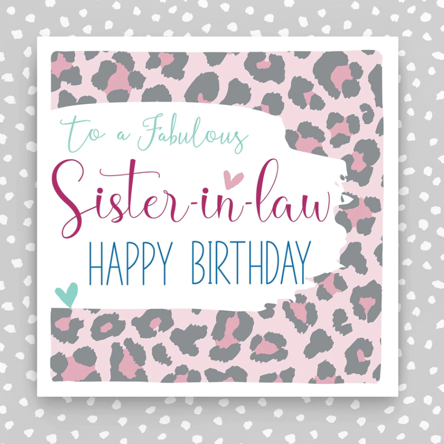 Sister-in-law Birthday Card 