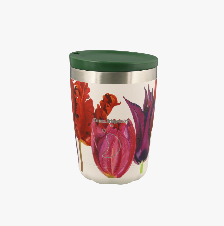 Chilly's 340ml Travel Cup- Emma Bridgewater- Tulips
