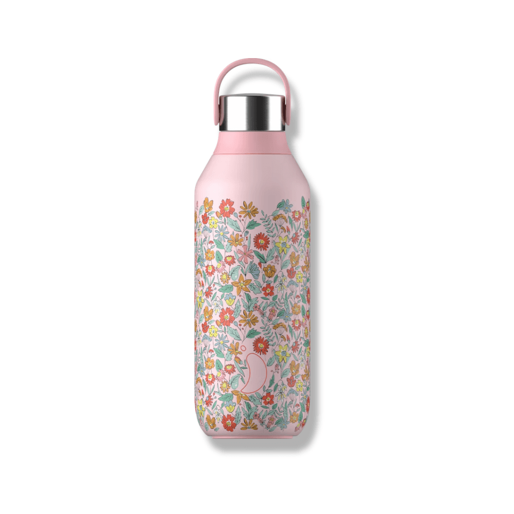 Chilly's Bottle Liberty Summer Sprigs 500ml Blush Pink