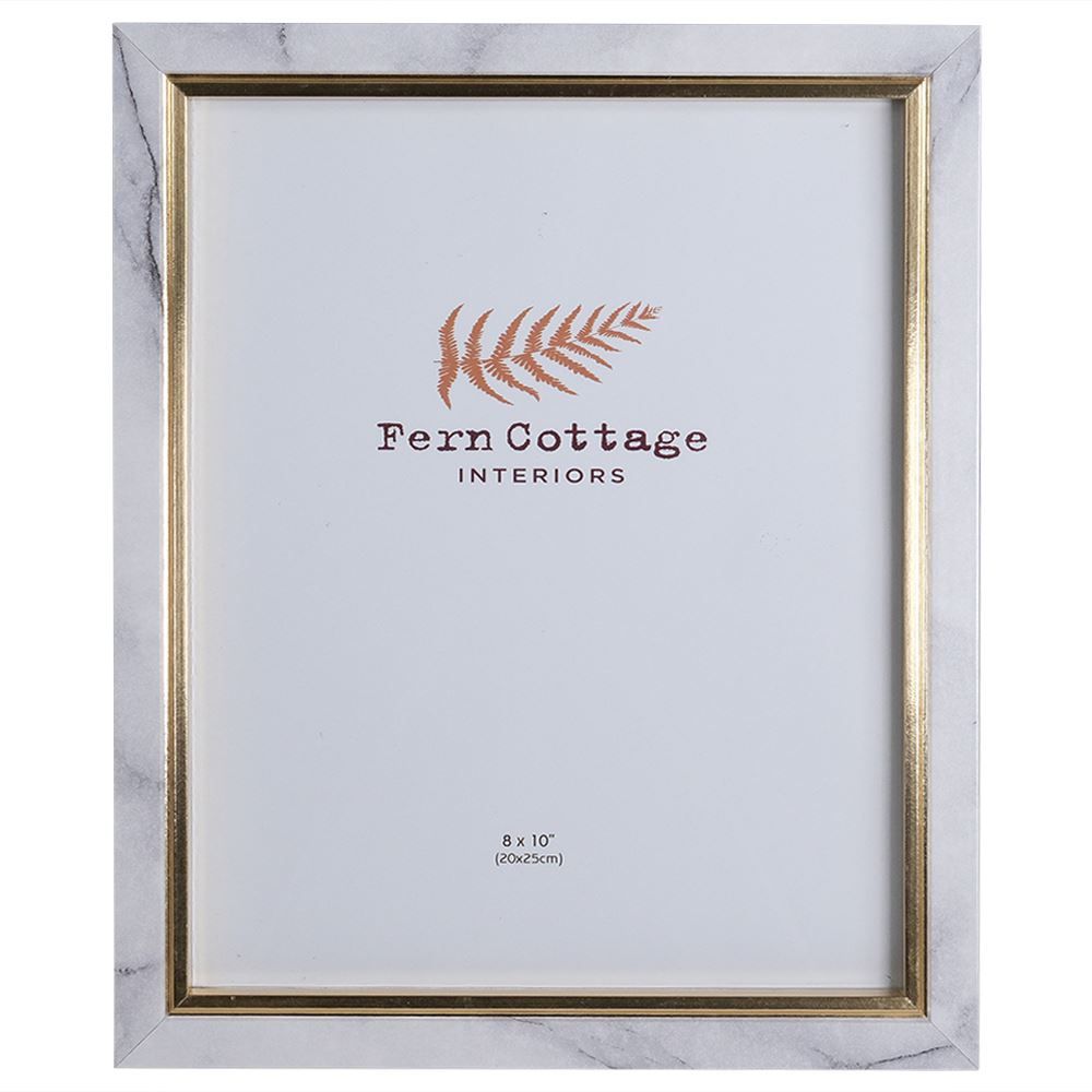 Marble Effect Frame with Gold Inlay (8 x 10 inch)