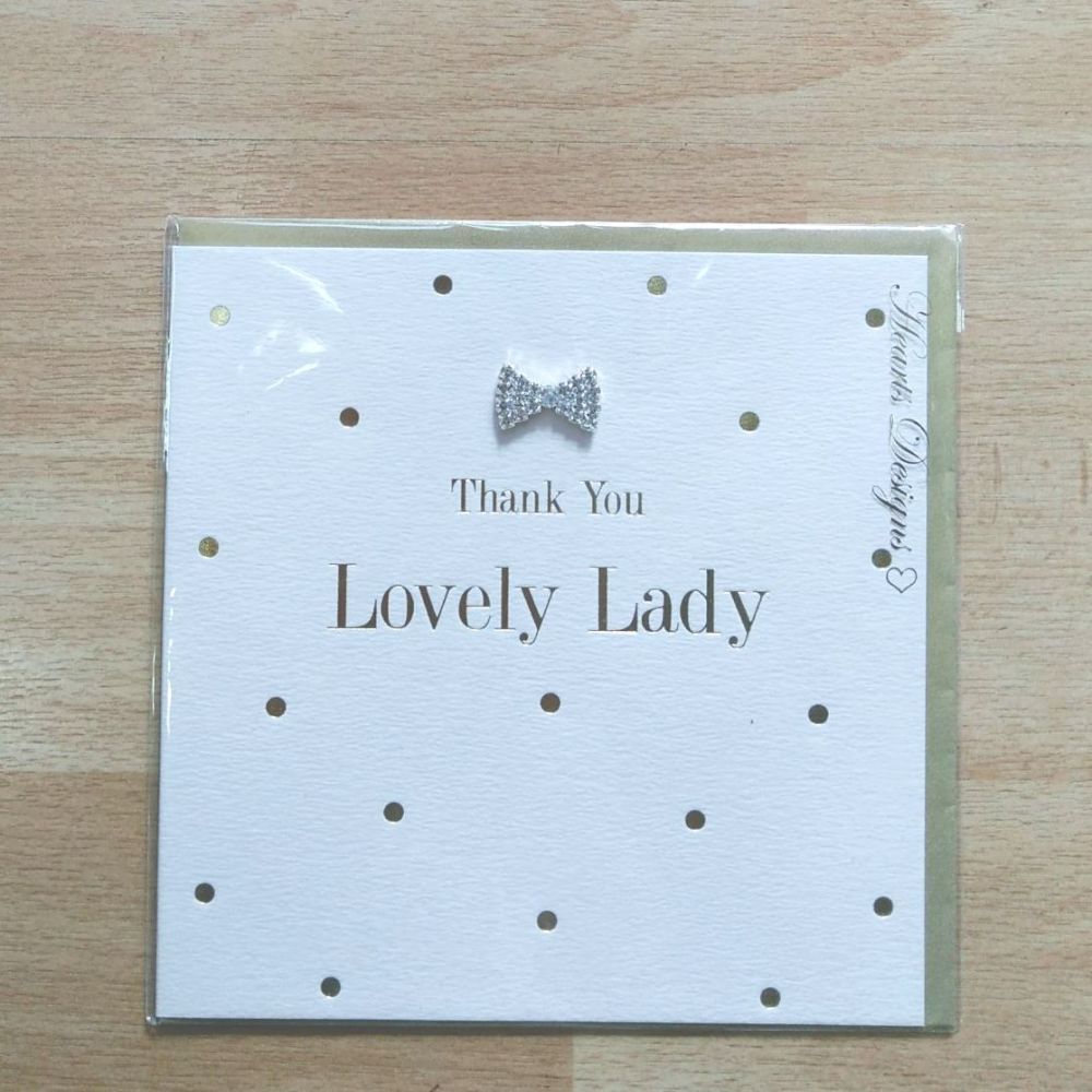 Thank-you Lovely Lady Card