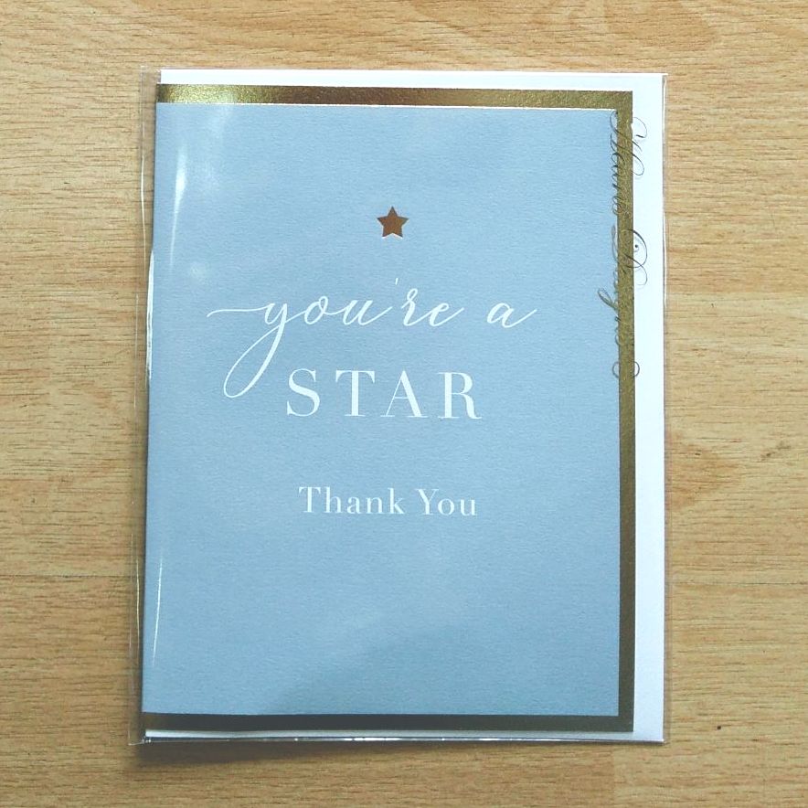 You're as star- thank-you Card