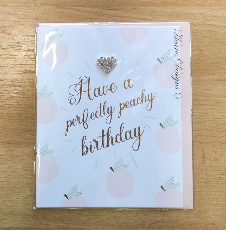 Birthday Card- Silver Heart