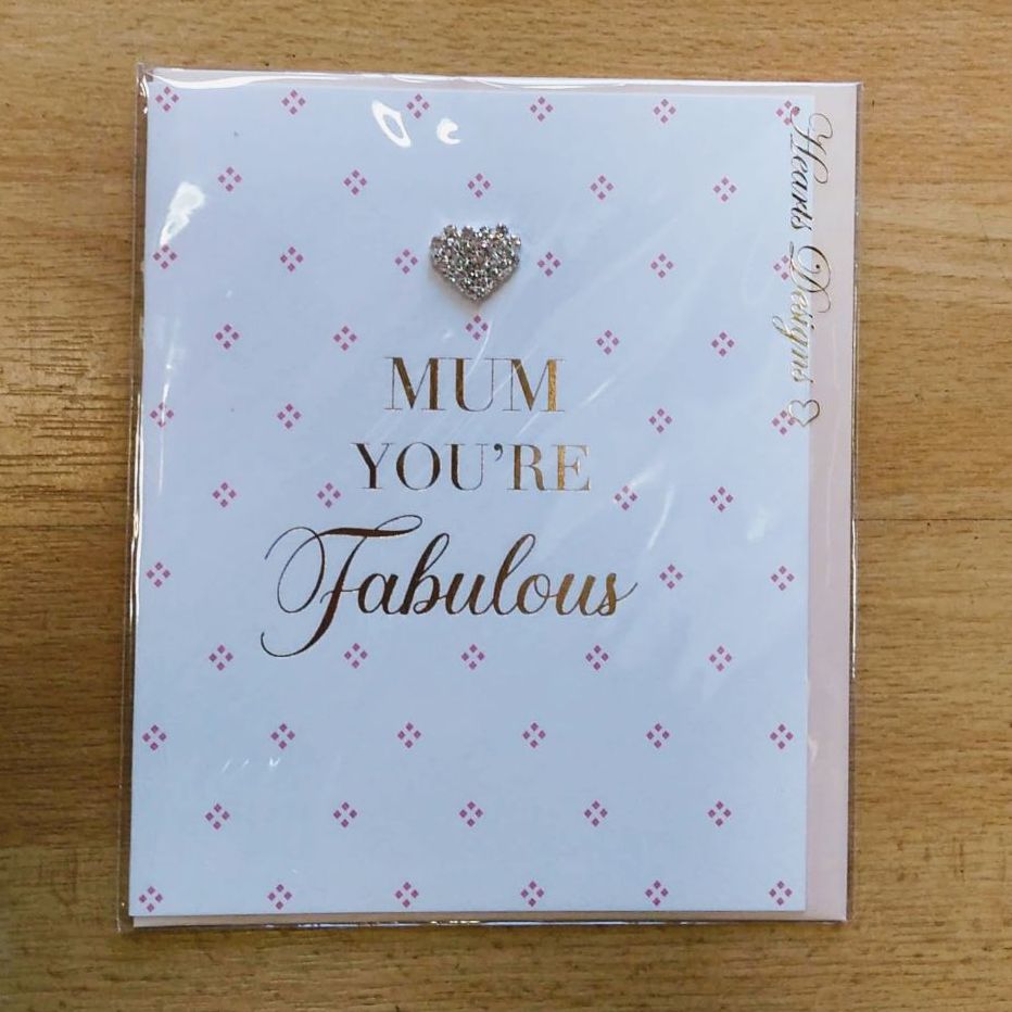 Mum you're fabulous Card