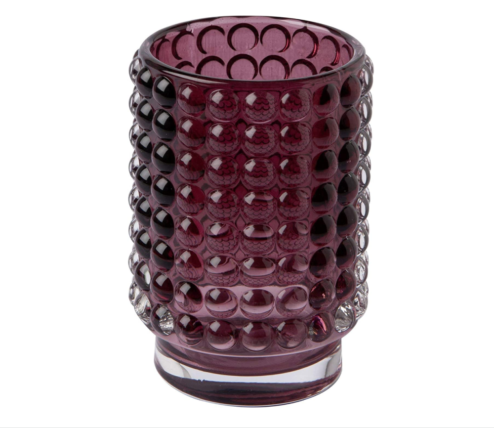 Tea light Candle holder- Maroon Red