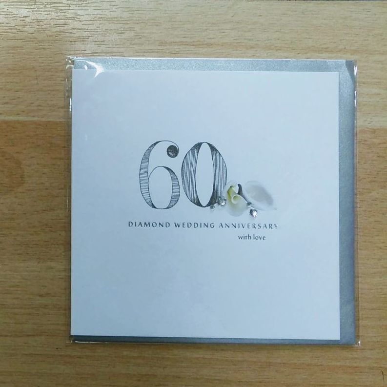 Anniversary Card- 60th Diamond