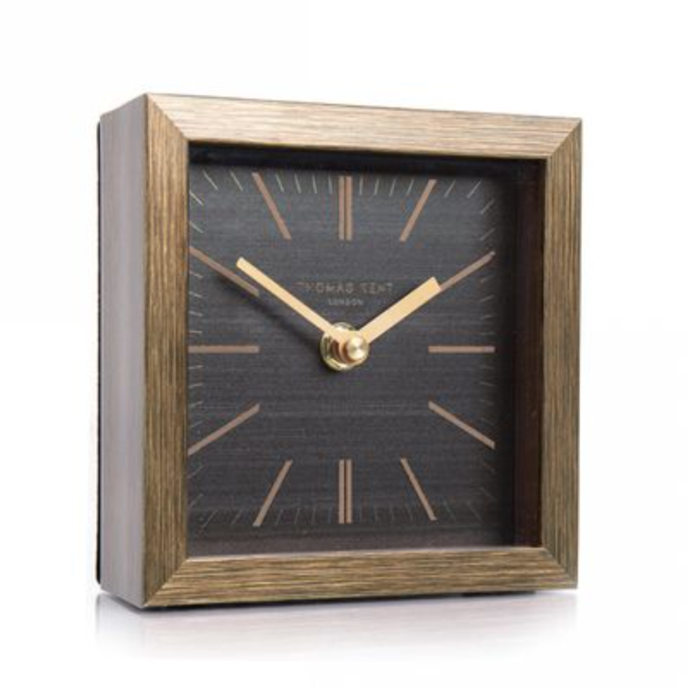 5" Garrick Mantel Clock- Wood