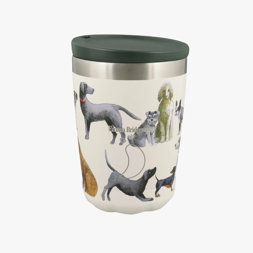 Chilly's 340ml Travel Cup- Emma Bridgewater- Dogs