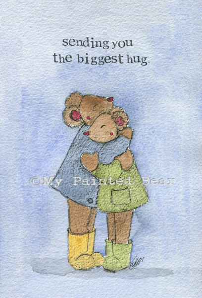 The biggest hug Card