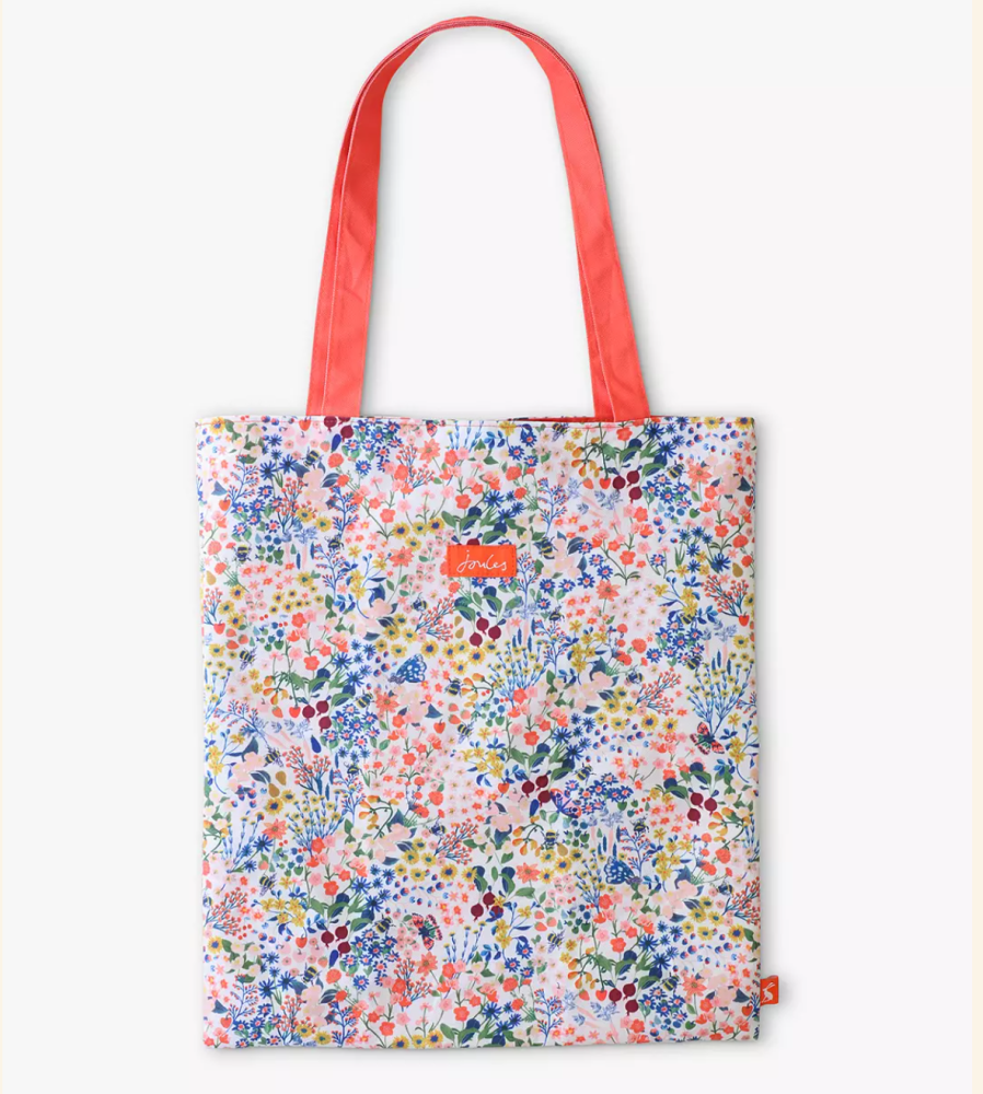 Floral Fold Up Tote Bag/ Shopper