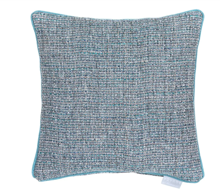 Azora Sapphire Cushion (Blue)- 43 x 43cm- Voyage Maison