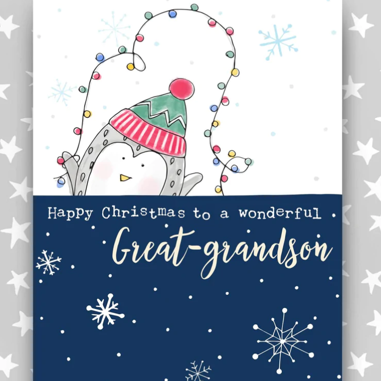 Great-grandson Christmas Card