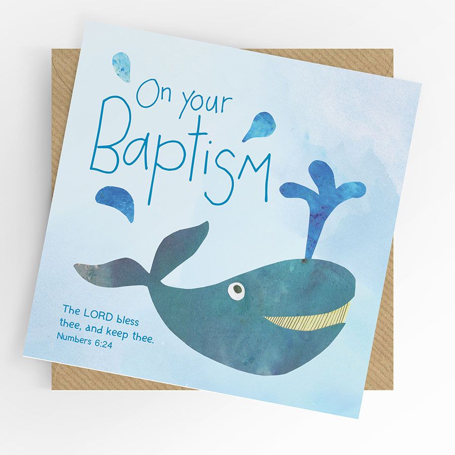 Baptism Card- Boy