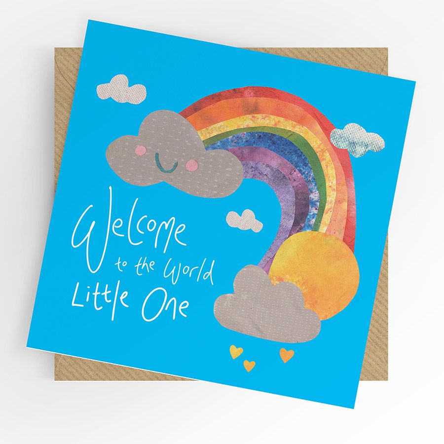 Welcome to the World little one - New Baby Card