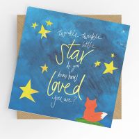 Baby Boy Card- Twinkle Twinkle Little Star