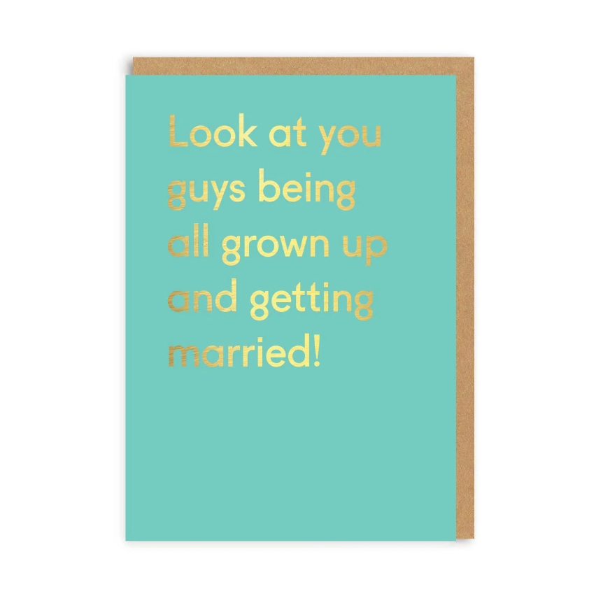Wedding Card- Look At You Guys